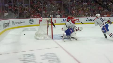 Florida Panthers vs Montreal Canadiens play for 10 goals in 1st period