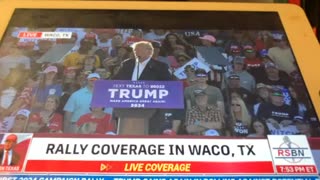 President Trumps speech to packed Waco Texas crowd