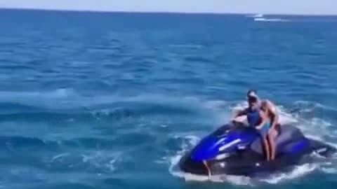 Pop goes the jet ski