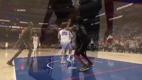 Joel Embiid Just Sent Jarrett Allen To Another Metaverse With That Dunk 😱