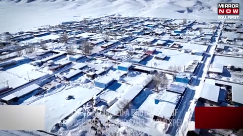 China Snowstorm - China's Xinjiang Battles Deep Freeze, Coldest Weather In 60 Years