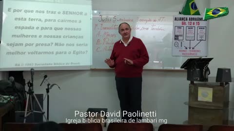 Culto Igreja Bíblica Lambari Mg dia 02/07/2023. Pasto David Paolinette.