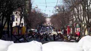 Odessa streets deserted amid fears of Russian attack