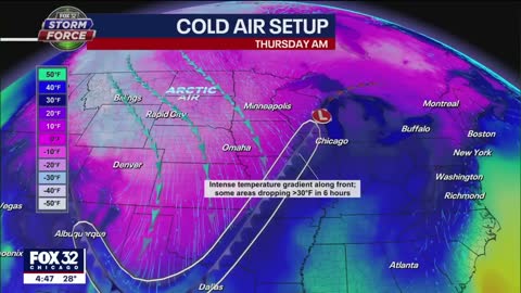 Chicago weather: Arctic air inbound along with blizzard conditions