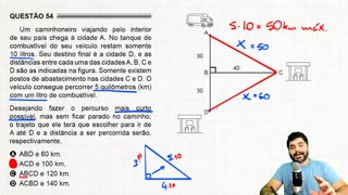 🙌 Geometria na Prova de Matemática do Encceja (Aula 5 de 5)