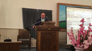 Pastor Gene Miller's sermon at Castleberry Baptist Church on April 7, 2024.