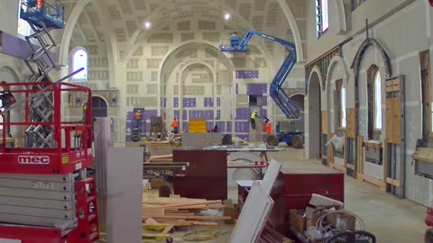 Church Dry Wall Install Time Lapse