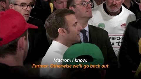 France: Macron debates with angry farmers | REUTERS