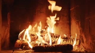 Fire Burning Sound Cosy Relaxing Calming Fireplace 10 Hours Long