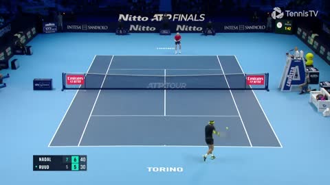 Rafael Nadal's Final Match of 2022 vs Casper Ruud | Nitto ATP Finals 2022