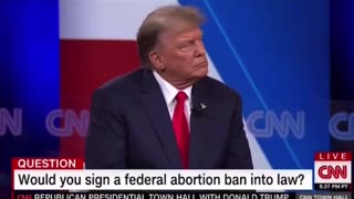 Trump on CNN | Abortion & Roe v Wade