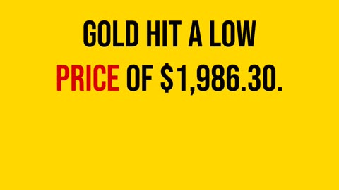 Gold Price Forecast for November 3, 2023