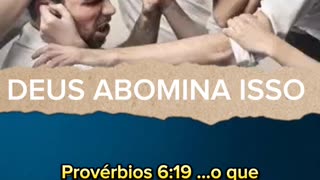 ISSO DEUS ABOMINA