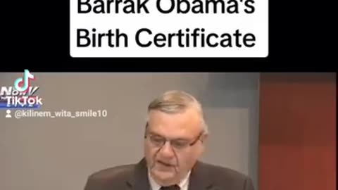 Obummer and the Birth Certificate