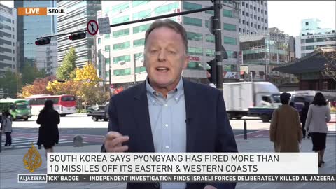 N Korea fires short-range missiles, S Korea issues air raid alert