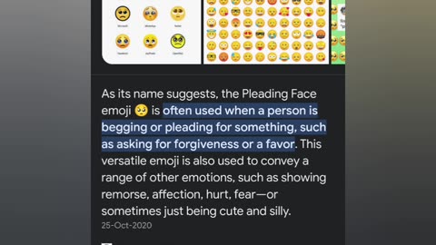 🥺 This emoji meaning explained