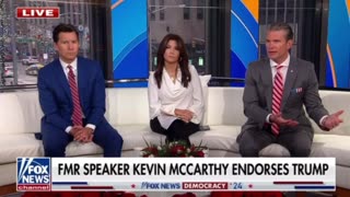 Kevin McCarthy endorses President Trump