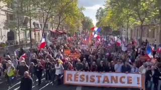 PARIS PROTESTS: "URSULA, SHUT UP!"