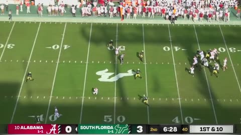 #10 Alabama vs South Florida Highlights | College Football Week 3 | 2023 College Football