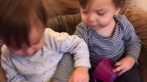 Funny Twin Babies Fighting Everyday - Hilarious Baby Videos