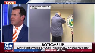 Fetterman is drinking?