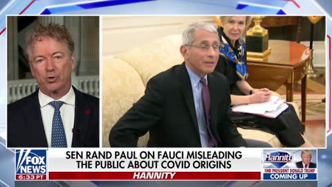 Sen. Rand Paul: "I'm 100% confident that Fauci lied to us..."