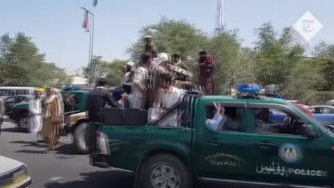 Taliban filmed moving people away from airport as they patrol Kabul after fall of Afghanistan