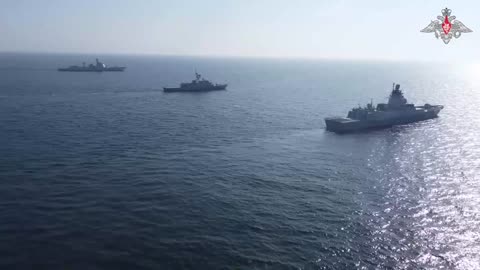 The naval exercise involving Russia, China, and Iran complete in the Arabian Sea