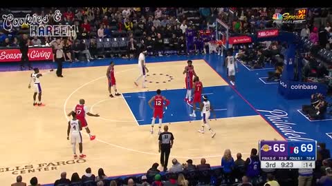 LeBron James Highlights 76ers vs. Lakers 9th Dec 2022