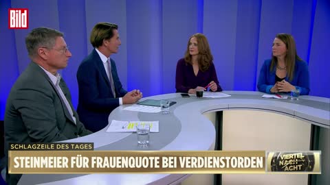 „Steinmeier will 40% Frauenquote für Verdienstorden“