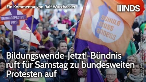 Bildungswende-Jetzt!-Bündnis ruft für Samstag zu bundesweiten Protesten auf.Ralf Wurzbacher@NDS🙈