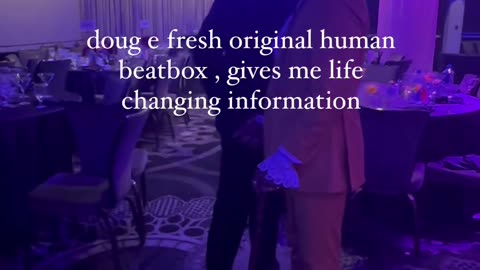 Doug E Fresh Beatbox Creator Gives Legend Already Made / Black Willy Wonka Advice At Grammy