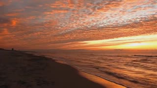 Nature Sunset Beach (No Sound, No Music) Beautiful and peace
