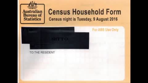 Civil disobedience action: return census letter to sender