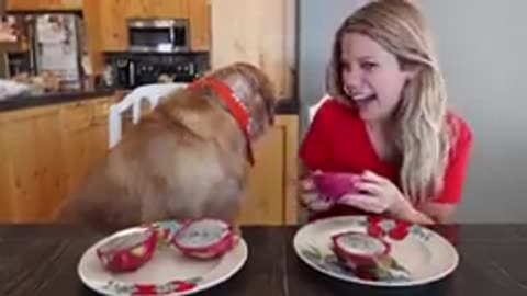 Who Eats It Faster? My Dog Or Me? FOOD EATING CONTEST