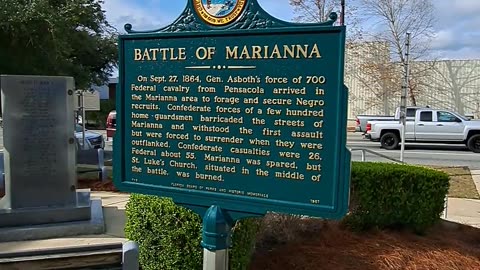 Battle of Marianna in the Florida panhandle in 1864. Happy Thanksgiving.