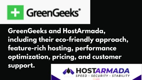 greengeek v/s hostarmada review