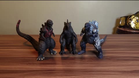 Godzilla Earth, Monsterverse Godzilla, and Shin Godzilla Toys -