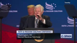 President Trump Speaks at Faith and Freedom Conference
