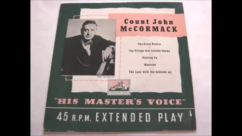 John McCormack-John Bowman Programme (Part of)