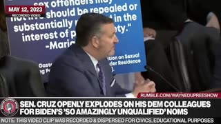 Sen. Cruz Evisorates Dem Colleagues For Biden's 'So Amazingly Unqualified' Noms