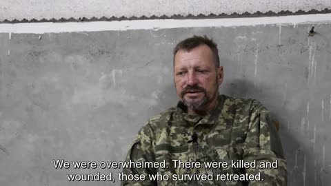 Captured Ukrainian POW: 'The commanders were somewhere in the rear area'