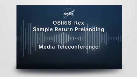 OSIRIS-Rex Sample Return Prelanding, Sept. 22 2023