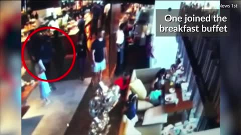 CCTV footage of Sri Lanka suicide bombing suspects