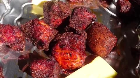 Pork Brisket Burnt Ends #brisket #porkbrisket #burntends #bbqtiktok #FomotionalFinds