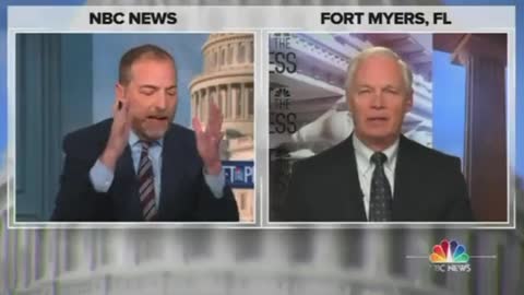 Sen. Ron Johnson tells NBC's Chuck Todd: "You don't invite me on to interview me, you invite me on to argue with me..."