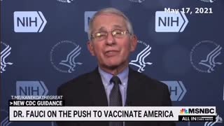 Fauci “When people are vaccinated"