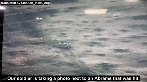 Another Abrams was destroyed by soldiers of the 24th Special Forces