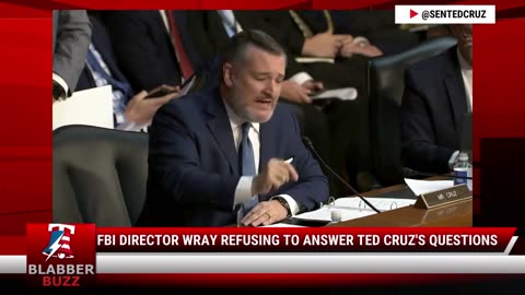 FBI Director Wray Refusing To Answer Ted Cruz's Questions