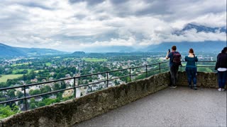 Залцбург, замъкът и паркът - галерия в 4К